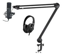 AKG K361 Closed Back Pro Studio Recording Podcasting Headphones+Warm Audio Mic+Stand