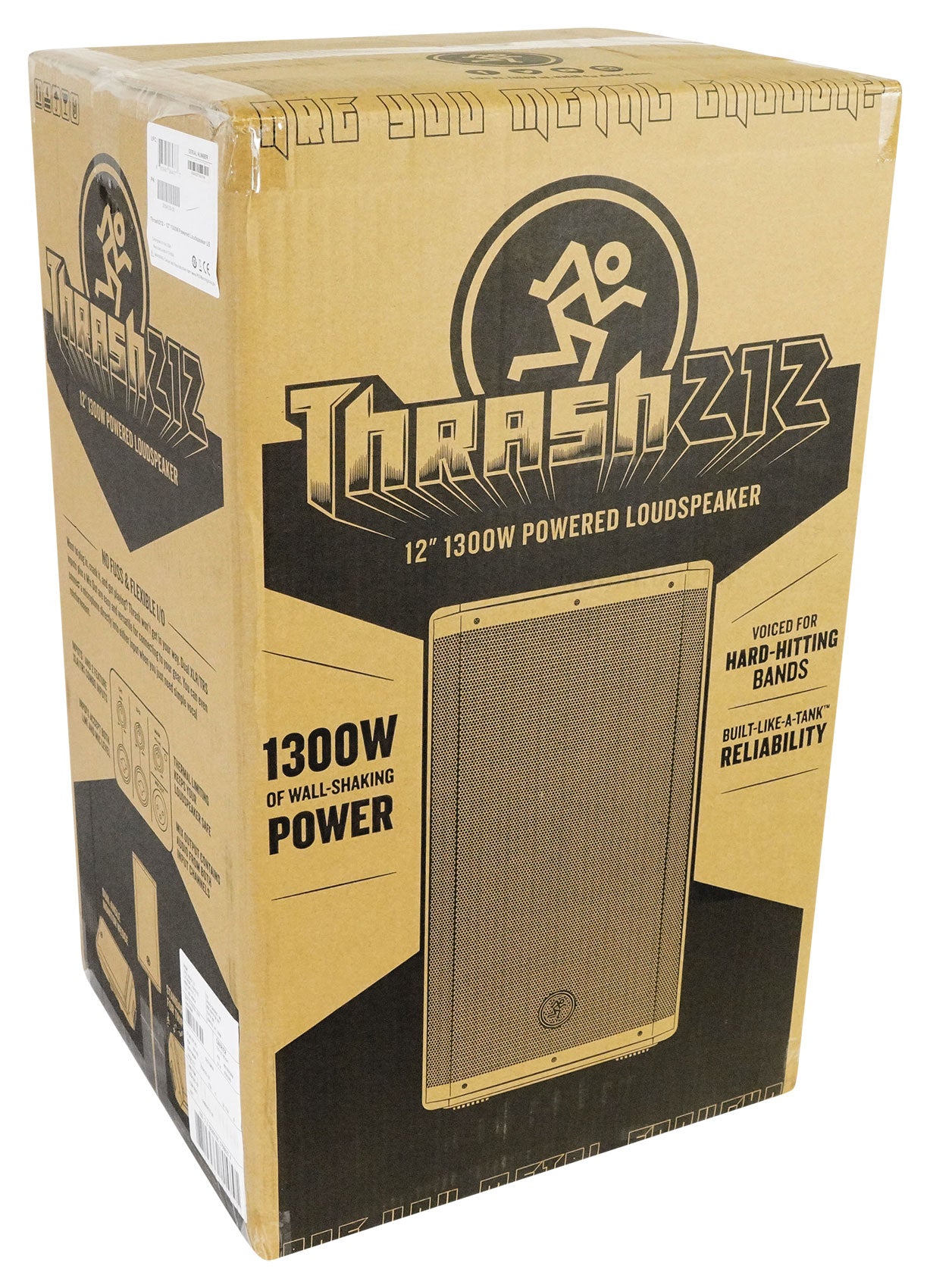 Mackie Thrash212 12” 1300W Powered Active DJ PA Speaker + XLR Cable Thrash 212