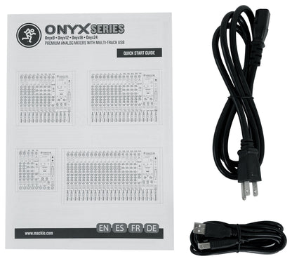 Mackie ONYX24 24-Channel Analog Mixer w/USB/3-Band EQ+Bluetooth+4) Wireless Mics