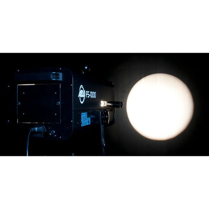 American DJ FS-1000 Followspot Light with 575 Watt Bulb/Hanging Bracket+Fogger