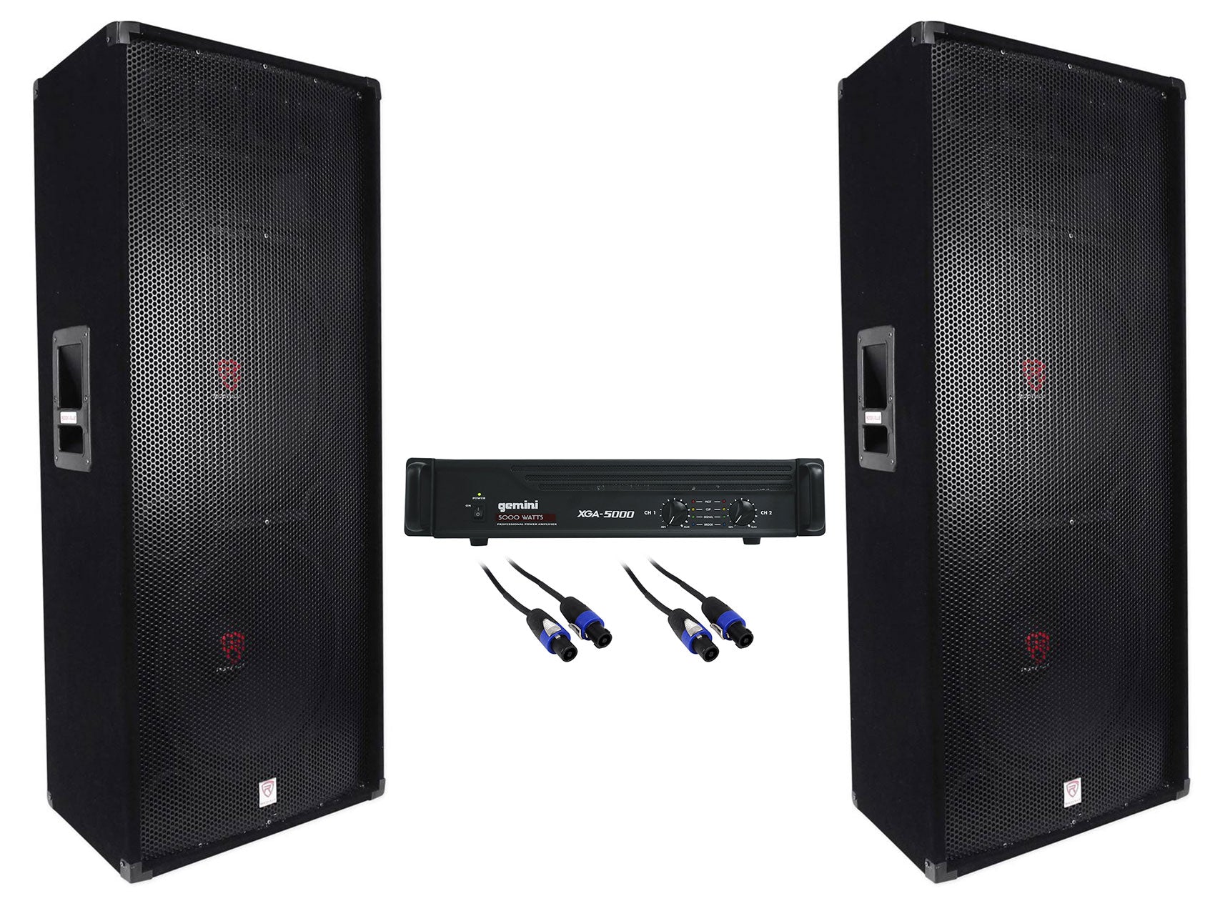 RSG15.24 Dual 15" 2-Pack + XGA-5000 Amplifier Bundle
