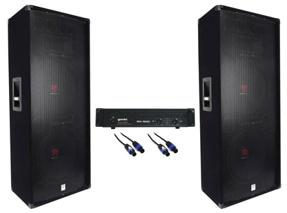 RSG15.24 Dual 15" 2-Pack + XGA-5000 Amplifier Bundle
