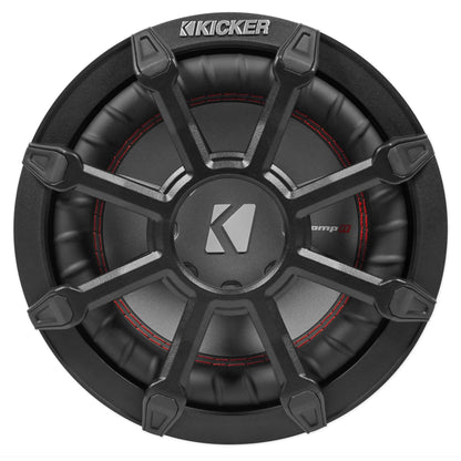 KICKER 46CWTB84 8" 600w Marine Subwoofer Enclosure+Bluetooth Home Speakers