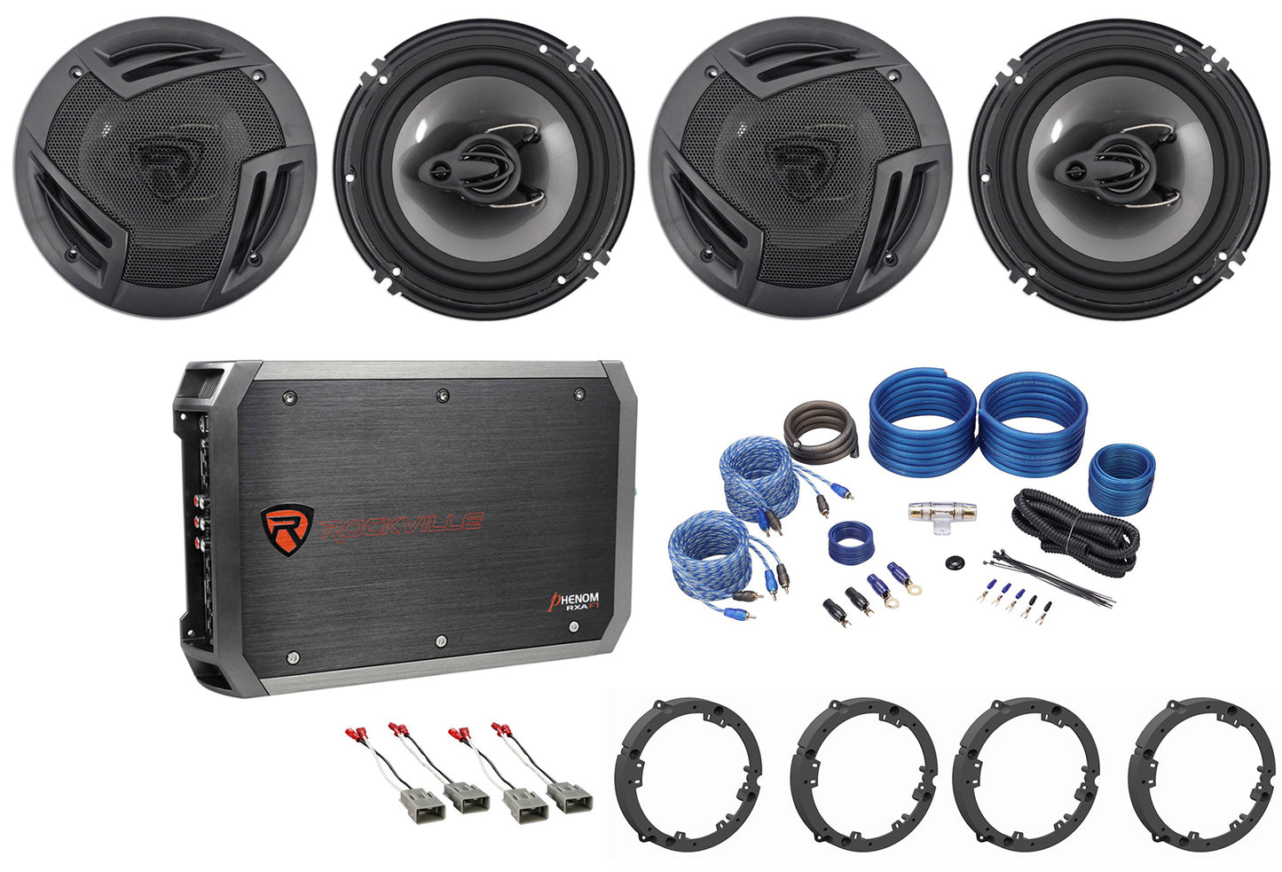 RV6.3A 6.5" Speakers 2-Pack + RXA-F1 Amplifier Bundle