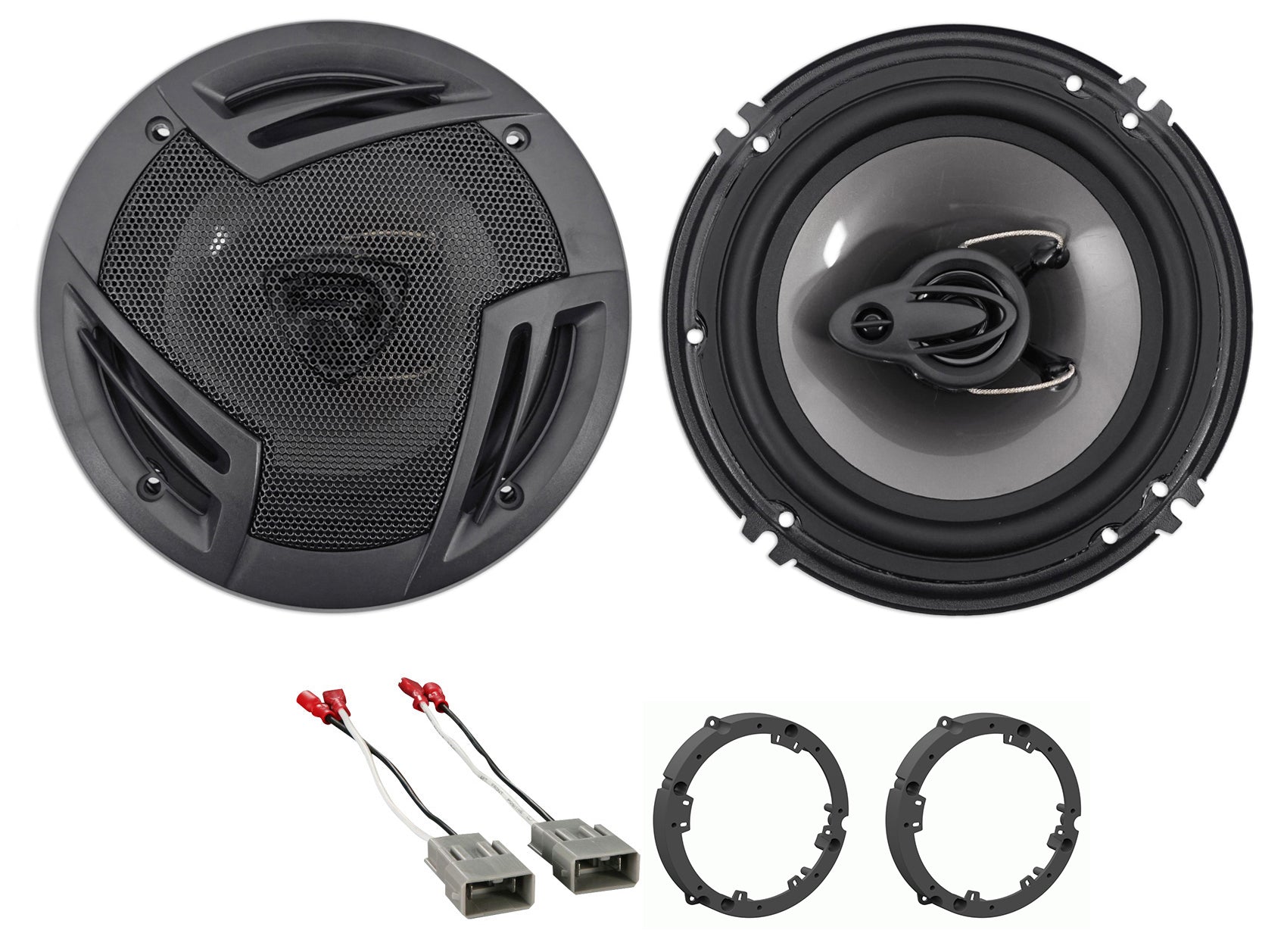 RV6.3A 6.5" Speakers + Honda 72-7800 Harness Bundle