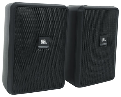 JBL Control 23-1 Black 12-Pack + RCS180-6 6-Zone Amplifier Bundle
