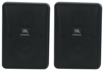 JBL Control 23-1 Black 12-Pack + RCS180-6 6-Zone Amplifier Bundle