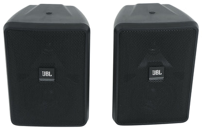 JBL Control 23-1 Black 12-Pack + RCS180-6 6-Zone Amplifier Bundle