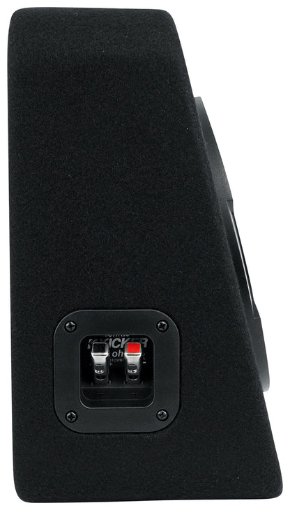 KICKER 48TCWRT82 CompRT 8" 600w Shallow Car Subwoofer+Sub Box+Home Speaker