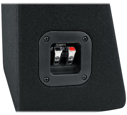 KICKER 48TCWRT82 CompRT 8" 600w Shallow Car Subwoofer+Sub Box+Home Speaker
