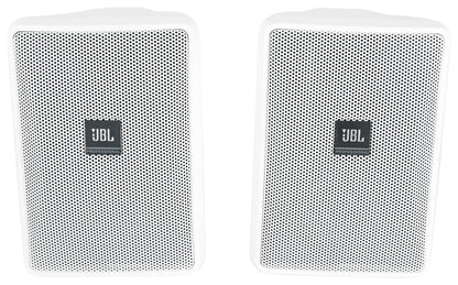 JBL Control 23-1 White 6-Pack + RCS180-6 6-Zone Amplifier Bundle