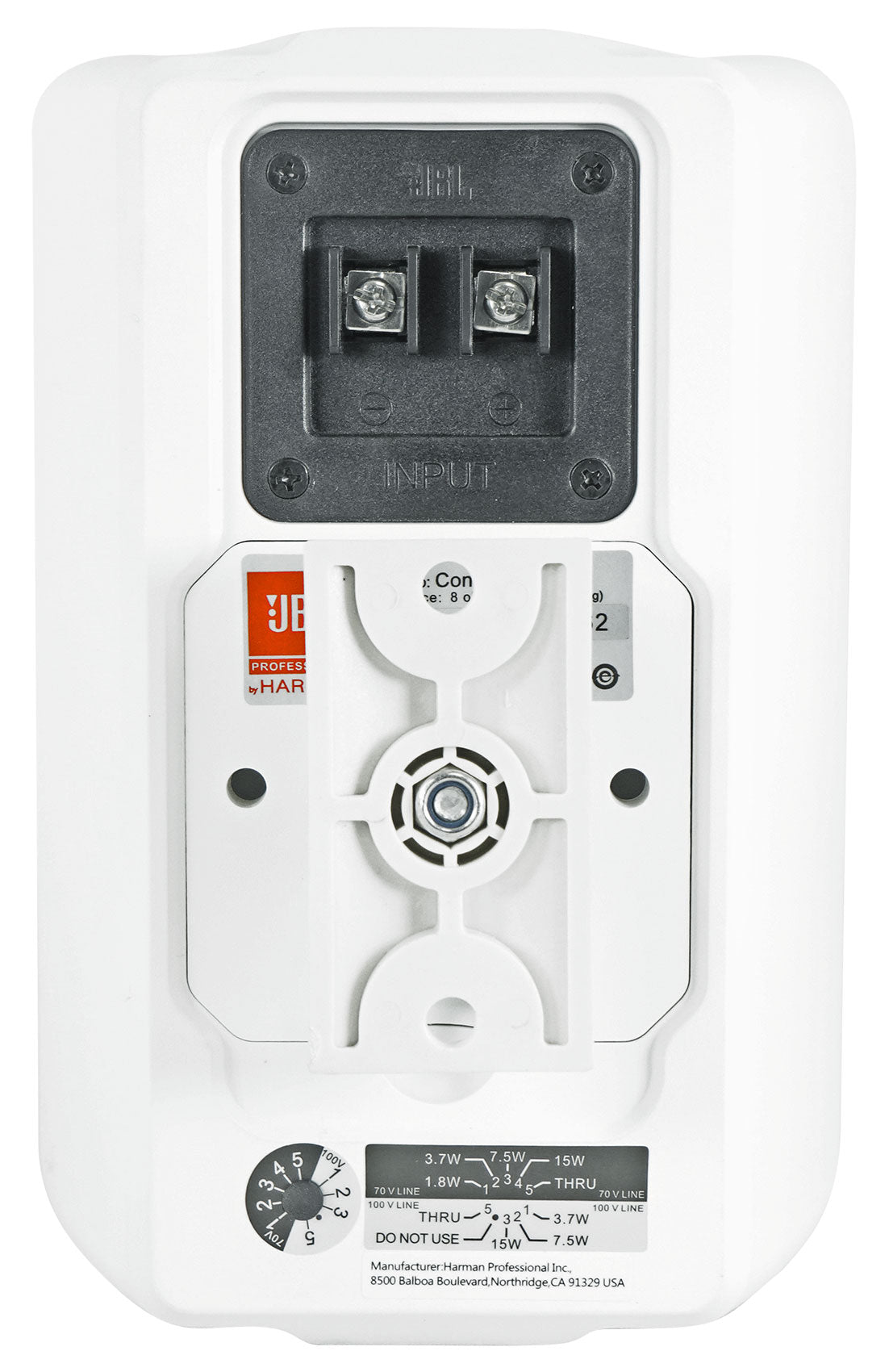 JBL Control 23-1 White 6-Pack + RCS180-6 6-Zone Amplifier Bundle