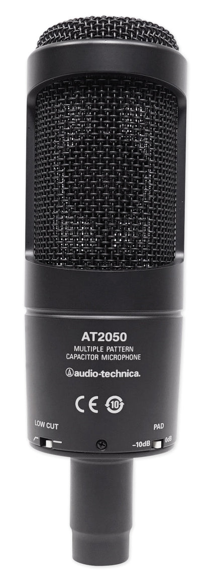 Audio Technica AT2050 Studio Condenser Recording Microphone+Sound Isolation Box