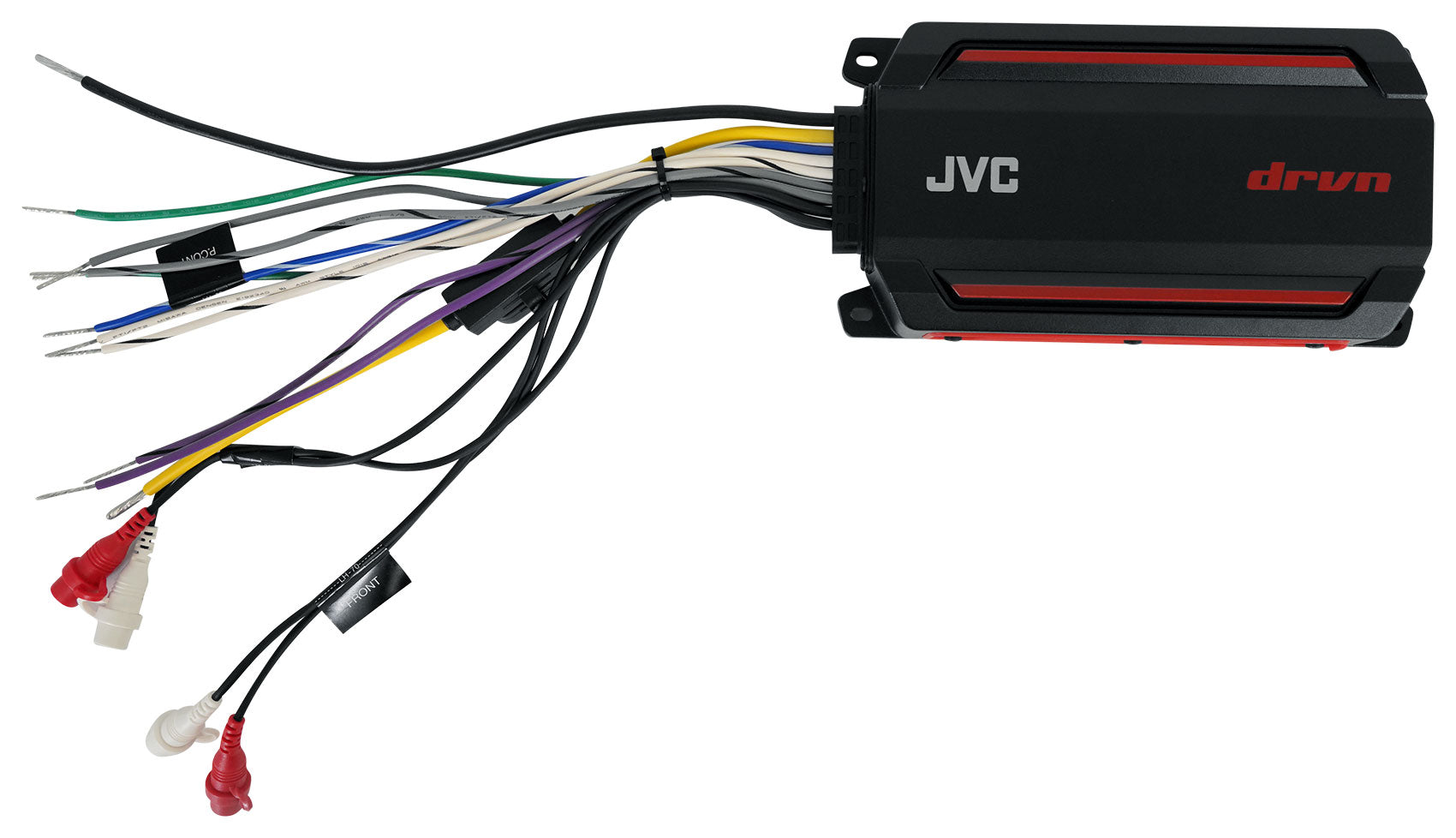JVC KS-DR2004D 600w 4-Channel Marine ATV/UTV/Car Amplifier Amp+Home Speakers