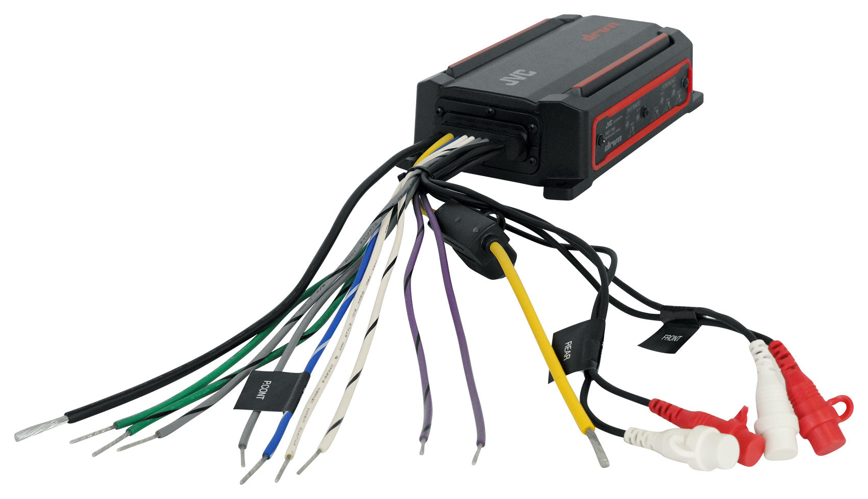 JVC KS-DR2004D 600w 4-Channel Marine ATV/UTV/Car Amplifier Amp+Home Speakers