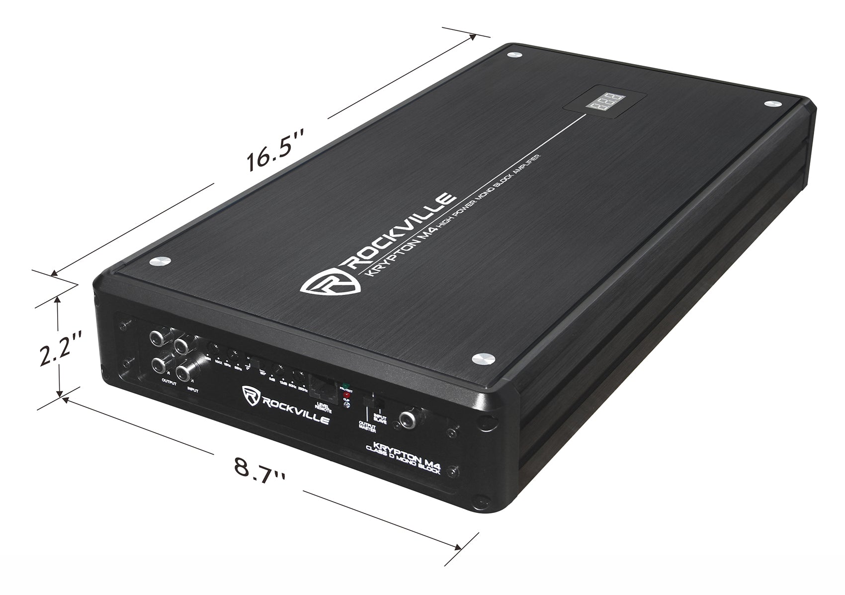 KRYPTON-M4 Mono Amplifier + RWK01 0 AWG Install Kit Bundle