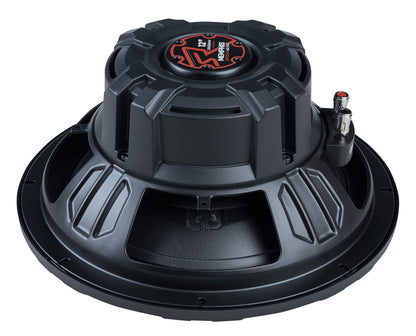 Memphis Audio SRX1240V 12" 300 Watt Car Subwoofer+Sealed Box+Amplifier+Amp Kit