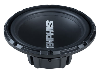 (2) Memphis Audio SRX1240V 12" 300w RMS Car Subwoofers+Sealed Sub Box Enclosure