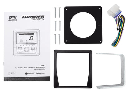 MTX AWMC3 Marine Receiver w/Bluetooth/SiriusXM For Boat/RZR/ATV/UTV+Home Speaker