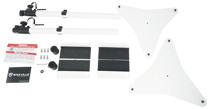 APM8W White + RVSM5 Adjustable Stands Bundle
