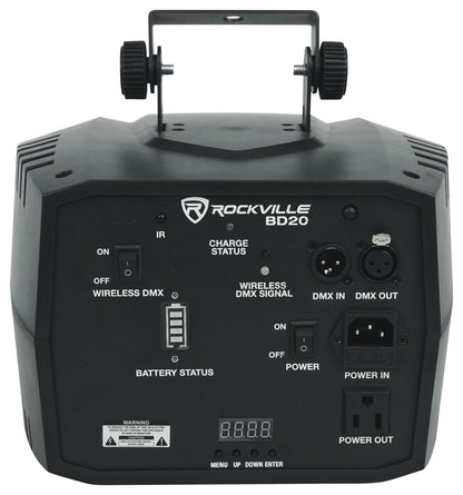 BD20 Derby Light 2-Pack + ROCKFORCE W2 Controller Bundle