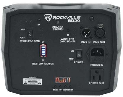 BD20 Derby Light 2-Pack + ROCKFORCE W2 Controller Bundle