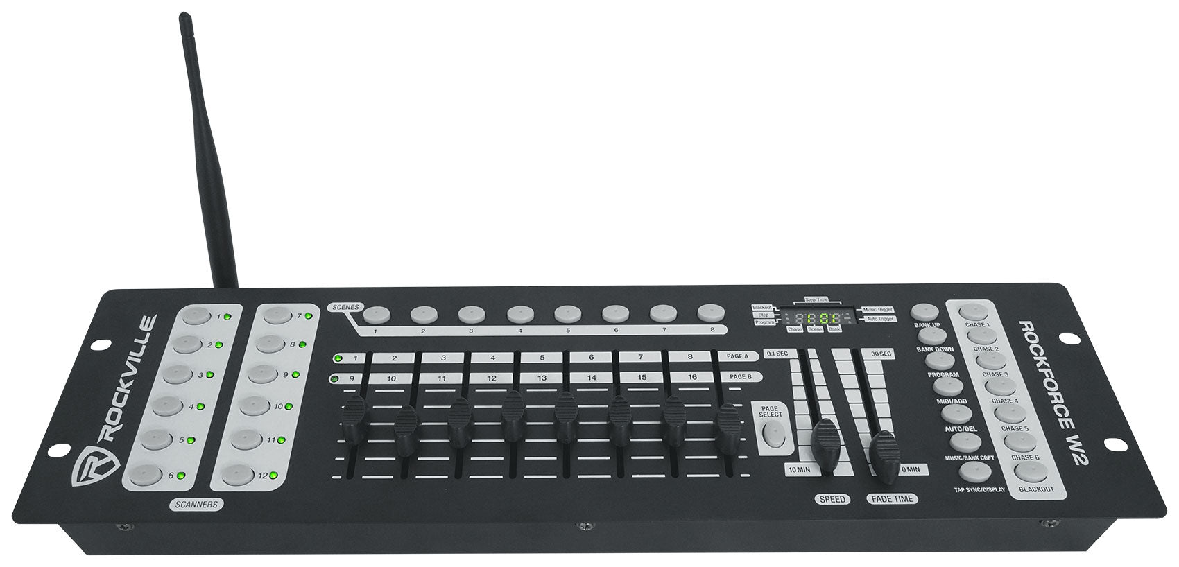 BD20 Derby Light 2-Pack + ROCKFORCE W2 Controller Bundle