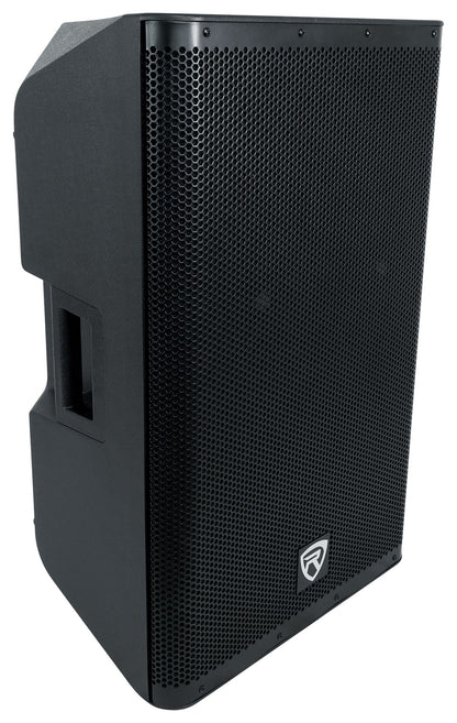 DX15 15" Powered PA Speaker + A2BT Bluetooth Audio Adapter Bundle