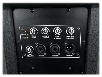 DX15 15" Powered PA Speaker + A2BT Bluetooth Audio Adapter Bundle