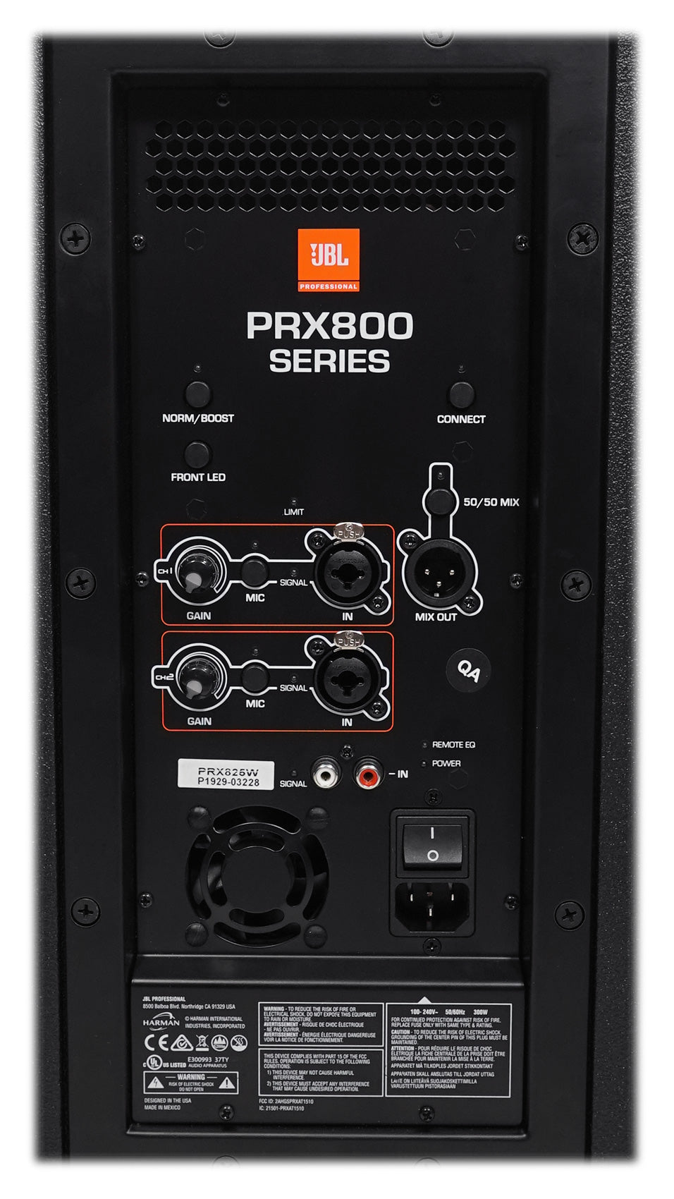 JBL Pro PRX825W Dual 15” 1500w Powered Speaker w/ WIFI/Bluetooth + Mobile App