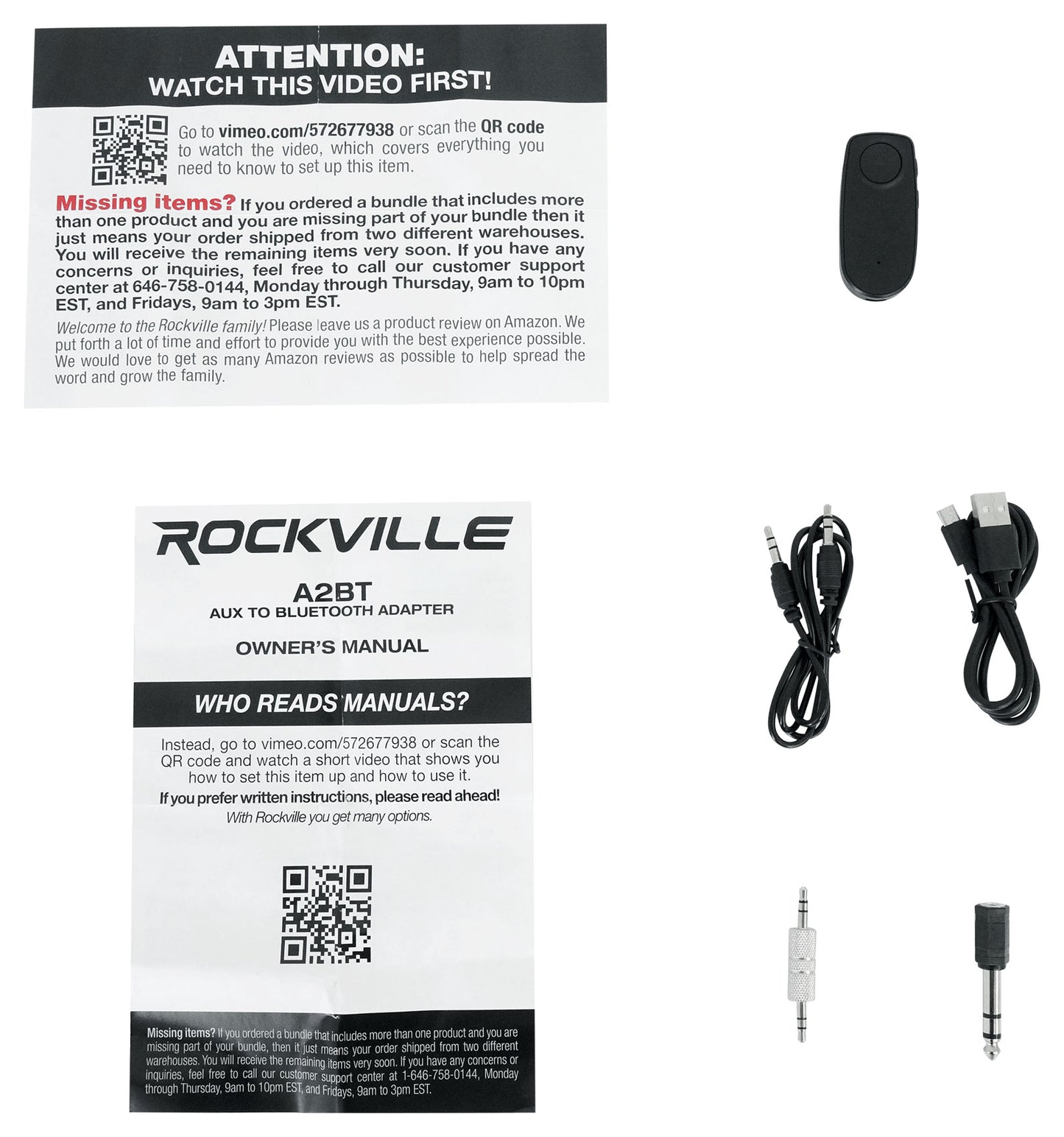 DX15 15" Powered PA Speaker + A2BT Bluetooth Audio Adapter Bundle