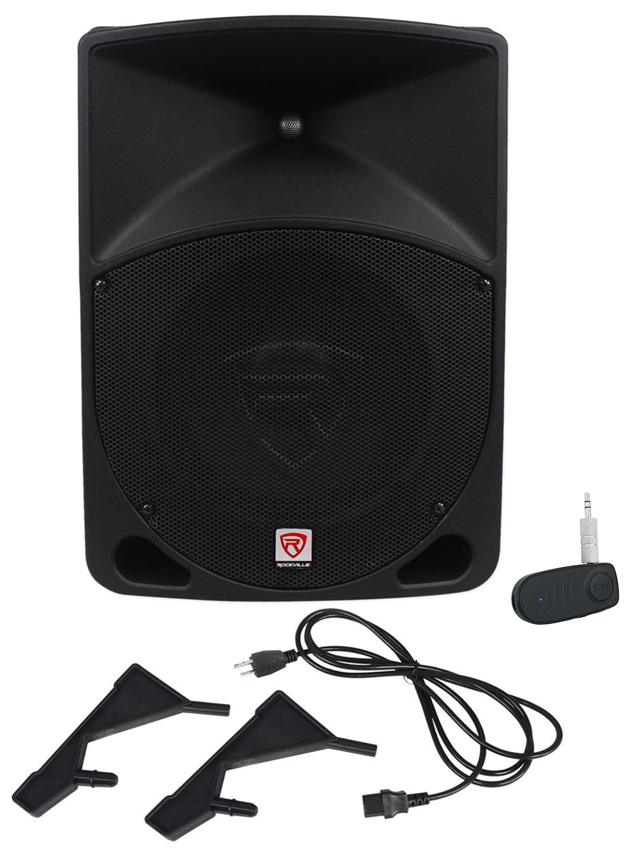 RPG10 10" Powered PA Speaker + A2BT Bluetooth Audio Adapter Bundle