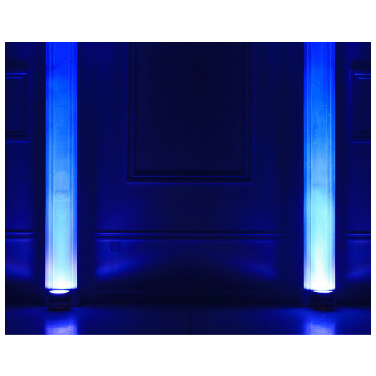 (4) Eliminator ADJ MEGA GO PAR 64E RGB+UV Par Wash Lights+DMX Controller+Fogger