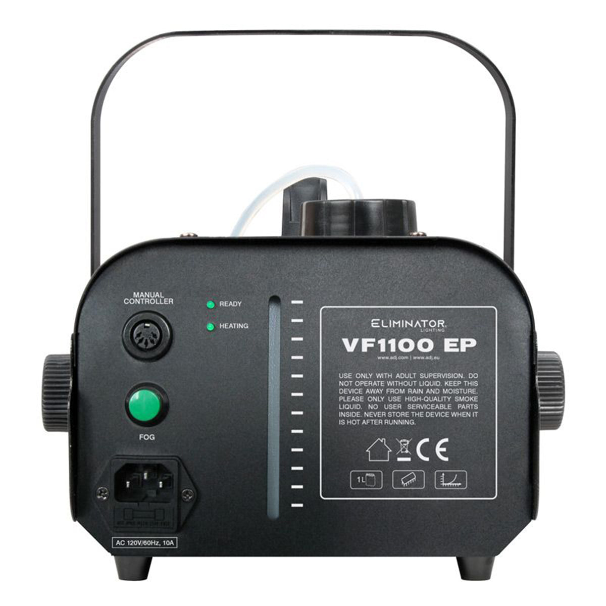 American DJ VF1100 EP Wireless Fog Machine Fogger 4 Stage/Club+Remote+Gal. Fluid
