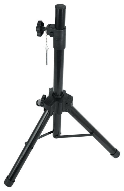 (2) Technical Pro PT3LED Rechargeable RGBWY LED Tripod DJ Speaker Stands+Bag