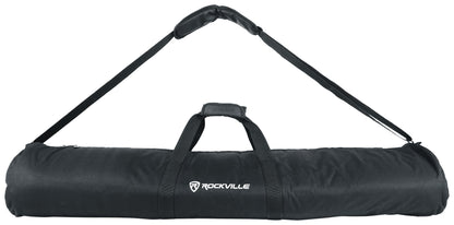 (2) Technical Pro PT3LED Rechargeable RGBWY LED Tripod DJ Speaker Stands+Bag