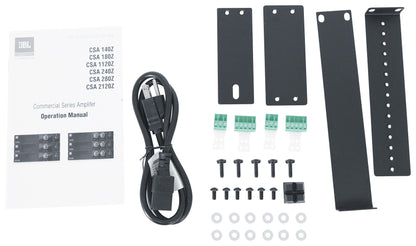 JBL CSA 2120 Commercial Amplifier Amp+8) White Ceiling Speakers 4 Restaurant/Bar