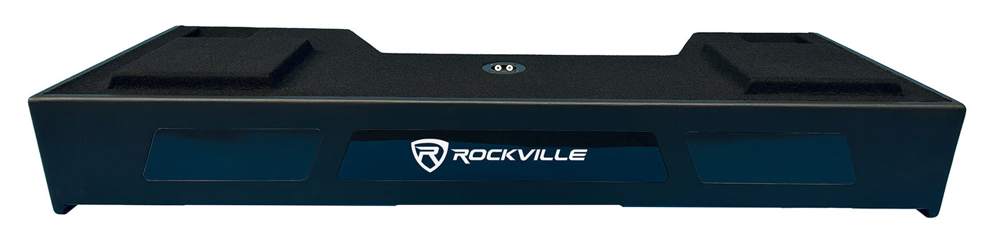 K5 12" 2-Ohm Subwoofers 2-Pack + Dual 12" Dodge Ram Crew Cab Box Bundle