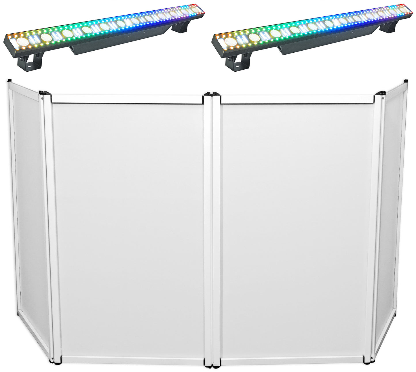 Pixel Hybrid Bar 2-Pack + RFAAW DJ Event Facade Bundle