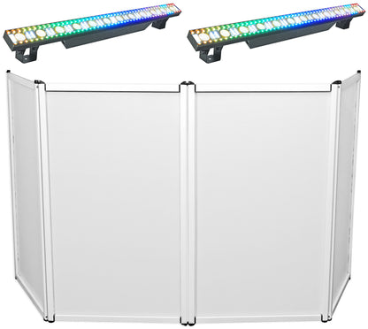 Pixel Hybrid Bar 2-Pack + RFAAW DJ Event Facade Bundle