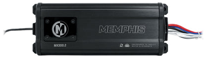 Memphis Audio MX300.2 300w RMS 2 Channel UTV ATV Amplifier+Amp Wire Kit