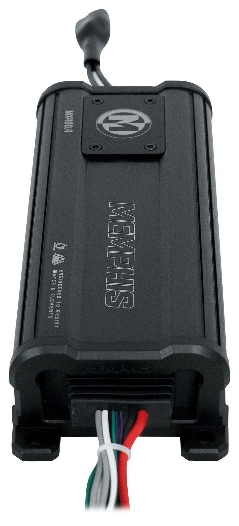 Memphis Audio MX400.4 400w RMS 4 Channel UTV ATV Amplifier+Amp Wire Kit