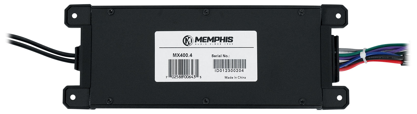 Memphis Audio MX400.4 400w RMS 4 Channel UTV ATV Amplifier+Amp Wire Kit