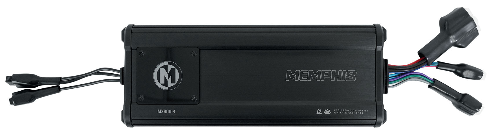 Memphis Audio MX600.6 600w RMS 6 Channel UTV ATV Amplifier+Amp Wire Kit