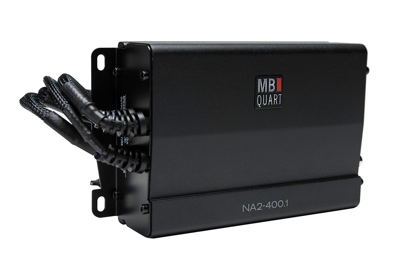 MB QUART NA2-400.1 400 Watt Mono Amplifier+Amp Wire Kit For RZR/ATV/UTV/Cart