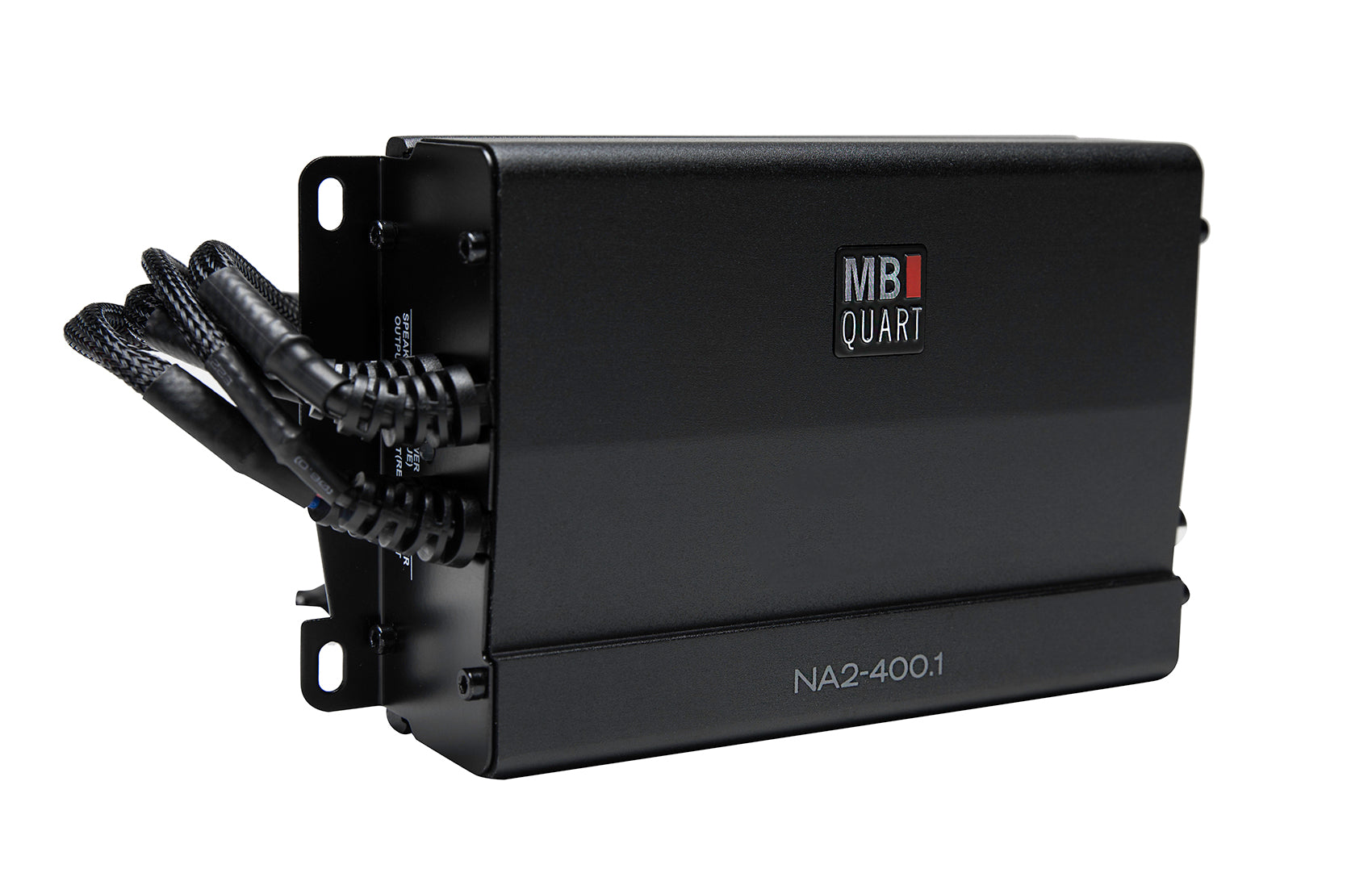 MB QUART NA2-400.1 400 Watt Mono Amplifier+Amp Wire Kit For RZR/ATV/UTV/Cart