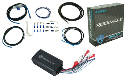 PS40 2-Pack + RWK8ATV Amp Installation Kit Bundle