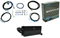MB Quart NA2-500.5 500 Watt 5-Channel Amplifier+Amp Wire Kit For ATV/UTV/RZR
