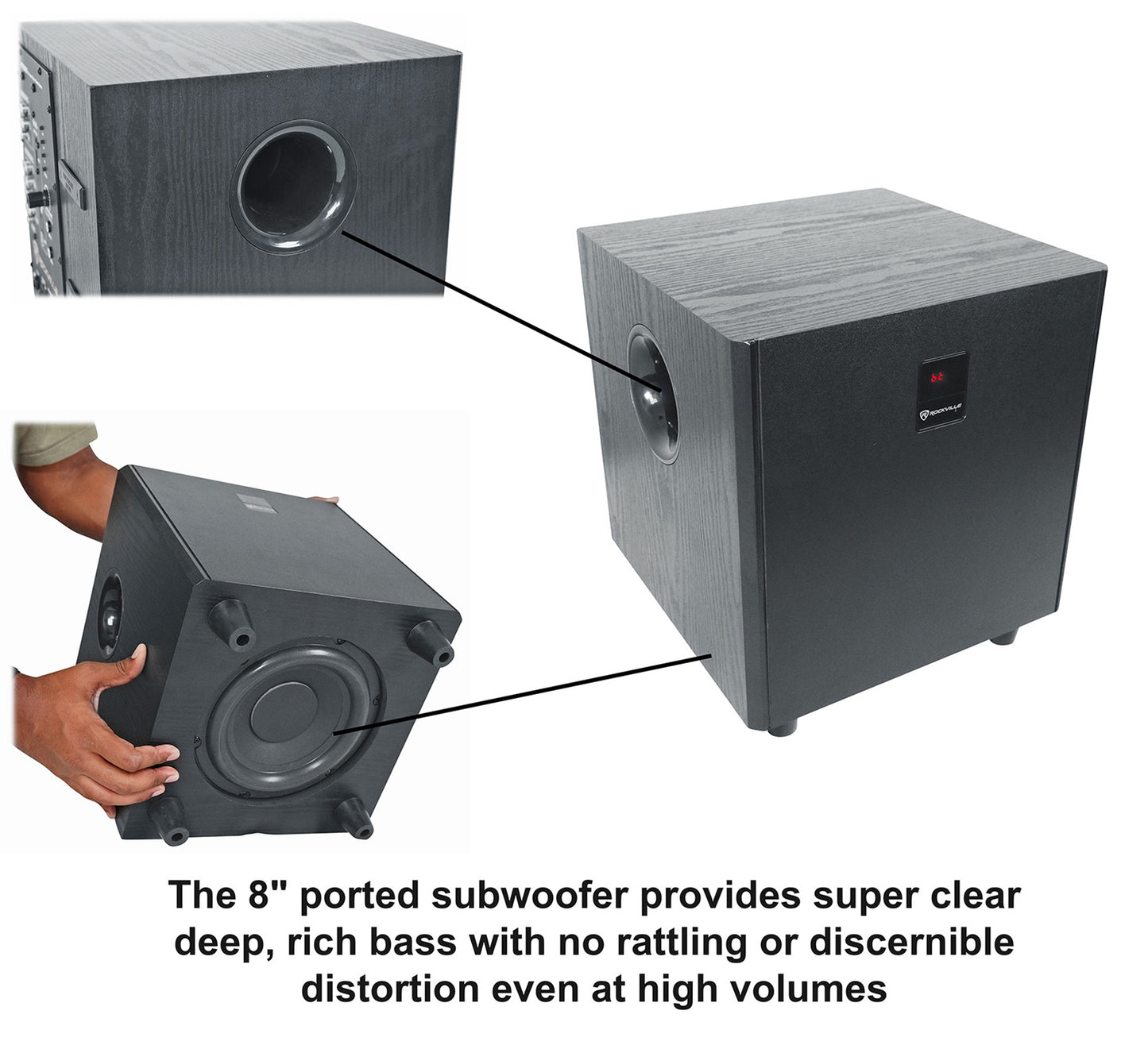 HTS820 5.1 System + RWM1203VH Wireless Microphones Bundle