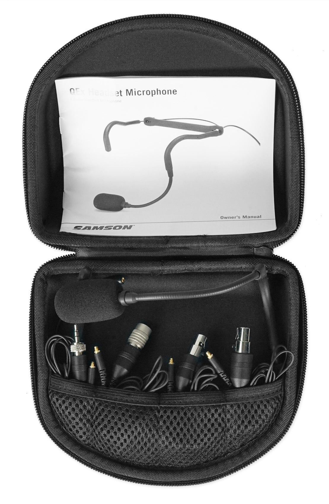 Samson QEX Fitness Headset Microphone Mic+Backpack For Yoga/Spin/Pilates